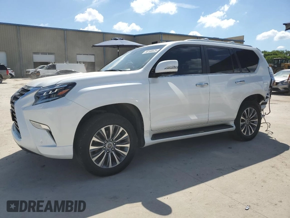 2023 Lexus GX 460 Luxury z VIN JTJGM7BX5P5346688, wystawiony jako Copart lot #56100525 z przebiegiem 35 104 mil mil oraz Szkoda całkowita • Salvage title. Historia ofert i sprzedaży dostępna na DreamBid. Obrazek 1.