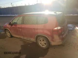 2012 Chevrolet Orlando 1LT z VIN KL77P2EM9CK580954, wystawiony jako Copart lot #83370534 z przebiegiem 214 895 mil mil oraz Szkody całkowita. Historia ofert i sprzedaży dostępna na DreamBid. Obrazek 2.