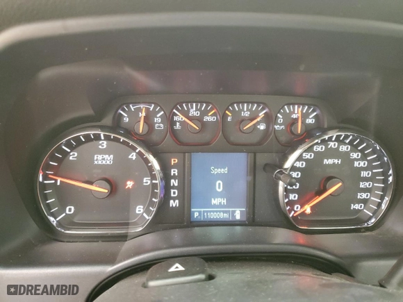 2015 GMC Sierra 1500 with VIN 1GTN1TEC5FZ905488, listed as a Copart auction lot 49819035 with 110,008 mi miles and Salvage Title. Bid and sale history available at carsss.com. Image 9.