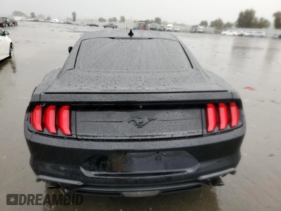 2021 Ford Mustang EcoBoost with VIN 1FA6P8THXM5110929, listed as a Copart auction lot 45425395 with 73,587 mi miles and Salvage Title. Bid and sale history available at carsss.com. Image 6.