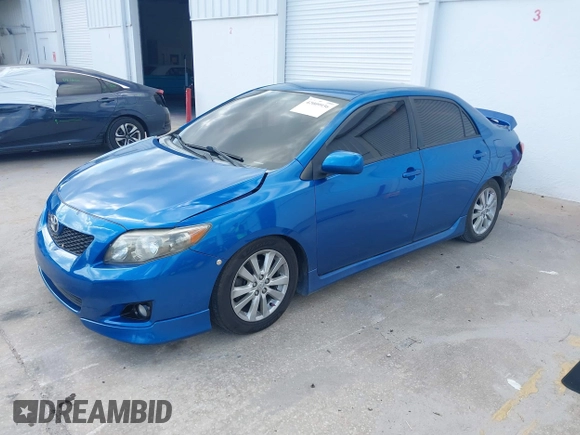 2009 Toyota Corolla with VIN 2T1BU40E69C154781, listed as a IAAI auction lot 42009936 with 180,039 mi miles. Bid and sale history available at carsss.com. Image 17.
