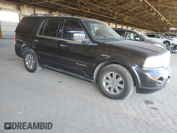 2004 Lincoln Navigator Luxury with VIN 5LMFU27R94LJ10539, listed as a Copart auction lot 76325474 with 187,461 mi miles and Salvage Title. Bid and sale history available at carsss.com. Image 4.
