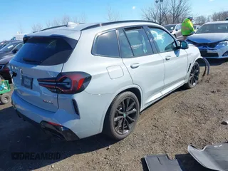 2023 BMW X3 M40i with VIN 5UX83DP00P9S73435, listed as a IAAI auction lot 41874545 with 21,619 mi miles and . Bid and sale history available at DreamBid. Image 4.