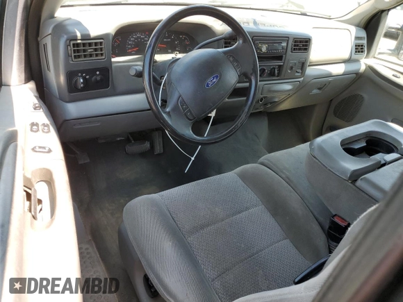2004 Ford F-250 XL with VIN 1FTNX20L64EB19073, listed as a Copart auction lot 57533145 with 287,118 mi miles and Salvage title. Bid and sale history available at DreamBid. Image 8.