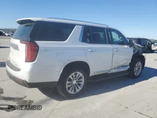 2021 GMC Yukon SLT with VIN 1GKS2BKD4MR362689, listed as a Copart auction lot 88636245 with 93,039 mi miles and Salvage Title. Bid and sale history available at carsss.com. Image 3.