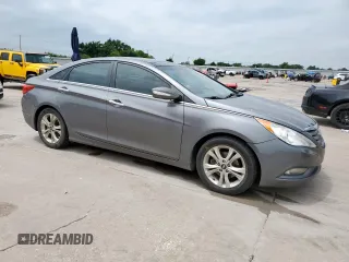 2013 Hyundai Sonata Limited with VIN 5NPEC4AC2DH663625, listed as a Copart auction lot 59555605 with 150,307 mi miles and Salvage title. Bid and sale history available at DreamBid. Image 4.