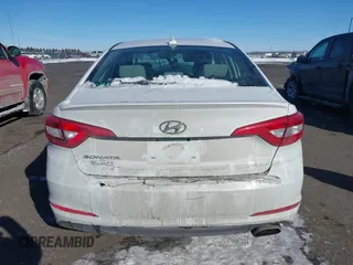 2017 Hyundai Sonata 2.4L with VIN 5NPE24AF4HH451523, listed as a IAAI auction lot 41621196 with 120,703 mi miles. Bid and sale history available at carsss.com. Image 16.