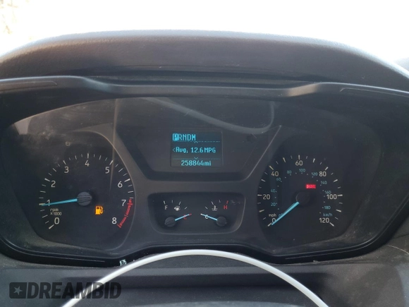 2017 Ford Transit Cargo with VIN 1FTYR2ZM2HKA80797, listed as a Copart auction lot 50075925 with 258,844 mi miles and Salvage Title. Bid and sale history available at DreamBid. Image 9.