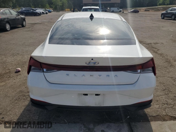 2023 Hyundai Elantra SEL with VIN 5NPLS4AG6PH116052, listed as a Copart auction lot 54130105 with 15,841 mi miles and Salvage title. Bid and sale history available at DreamBid. Image 6.