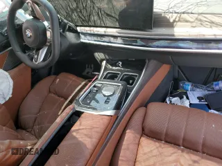 2023 BMW 7 Series 740i with VIN WBA23EH07PCL47297, listed as a Copart auction lot 60743543 with Not Provided miles and . Bid and sale history available at DreamBid. Image 8.