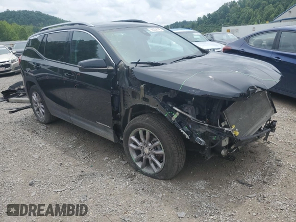 2022 GMC Terrain SLT with VIN 3GKALVEV1NL210134, listed as a Copart auction lot 59358745 with 66,658 mi miles and Salvage title. Bid and sale history available at DreamBid. Image 4.