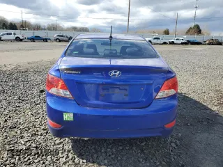 2013 Hyundai Accent GLS with VIN KMHCU4AE5DU301361, listed as a Copart auction lot 46841405 with 148,545 mi miles and Salvage Title. Bid and sale history available at carsss.com. Image 6.