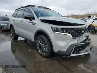 2022 Kia Sorento SX with VIN 5XYRKDLF7NG149435, listed as a Copart auction lot 48703485 with 26,580 mi miles and Salvage Title. Bid and sale history available at carsss.com. Image 4.