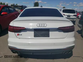 2021 Audi S4 Premium Plus with VIN WAUB4AF49MA024579, listed as a Copart auction lot 64689814 with 28,698 mi miles and Salvage Title. Bid and sale history available at carsss.com. Image 6.