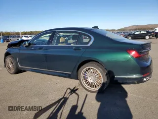 2022 BMW 7 Series with VIN WBA7U2C11NCJ22940, listed as a Copart auction lot 87848125 with 37,023 mi miles and Salvage title. Bid and sale history available at DreamBid. Image 2.