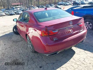 2015 Lexus GS 350 with VIN JTHCE1BL4FA009653, listed as a IAAI auction lot 41227701 with 65,521 mi miles and . Bid and sale history available at carsss.com. Image 3.