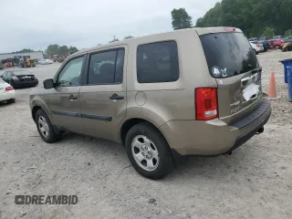 2011 Honda Pilot LX with VIN 5FNYF4H27BB053748, listed as a Copart auction lot 57223495 with 159,544 mi miles and Salvage title. Bid and sale history available at DreamBid. Image 2.