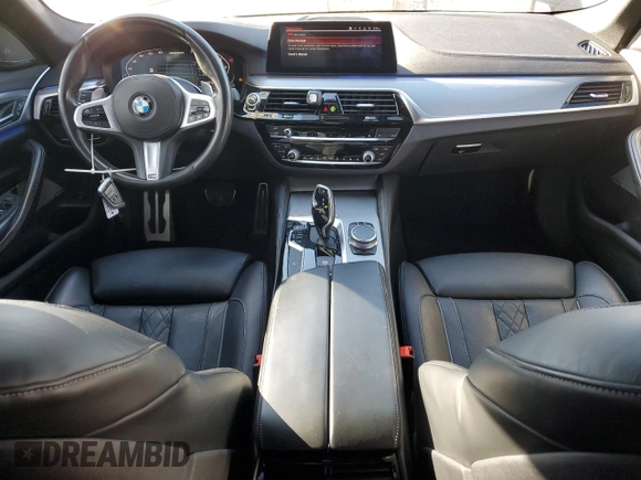 2020 BMW 5 Series M550i xDrive with VIN WBAJS7C06LBN96210, listed as a Copart auction lot 46769365 with 39,710 mi miles and Salvage title. Bid and sale history available at DreamBid. Image 8.