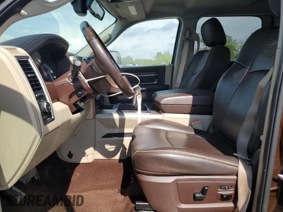 2015 Ram 1500 Laramie Limited with VIN 1C6RR7WM7FS668236, listed as a Copart auction lot 58981325 with 53,099 mi miles and Salvage title. Bid and sale history available at DreamBid. Image 7.