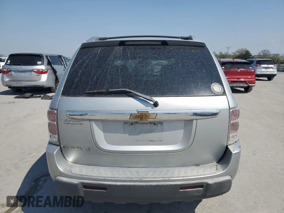 2006 Chevrolet Equinox LT with VIN 2CNDL63F666026805, listed as a Copart auction lot 52697865 with 218,543 mi miles and Salvage Title. Bid and sale history available at carsss.com. Image 6.