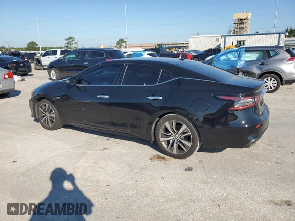 2021 Nissan Maxima SV с VIN 1N4AA6CV6MC513808, выставлен на аукционе Copart как лот 56595115 с пробегом 86 602 миль миль и Списание • Salvage title. История ставок и продаж доступна на DreamBid. Изображение 2.