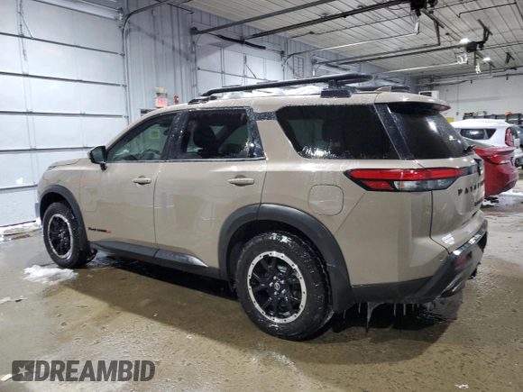 2023 Nissan Pathfinder SV z VIN 5N1DR3BD8PC212514, wystawiony jako Copart lot #44709455 z przebiegiem 49 497 mil mil oraz Szkoda całkowita • Salvage title. Historia ofert i sprzedaży dostępna na DreamBid. Obrazek 2.