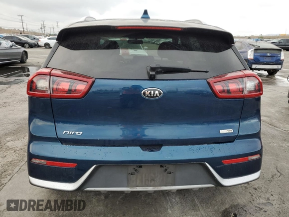 2017 Kia Niro LX with VIN KNDCB3LC7H5096920, listed as a Copart auction lot 44117755 with 104,808 mi miles and Salvage Title. Bid and sale history available at carsss.com. Image 6.