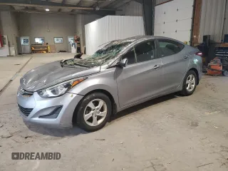 2015 Hyundai Elantra SE with VIN 5NPDH4AEXFH638165, listed as a Copart auction lot 55434945 with 46,740 mi miles and Salvage Title. Bid and sale history available at DreamBid. Image 1.