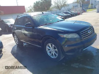 2006 Infiniti FX with VIN JNRAS08WX6X211634, listed as a IAAI auction lot 41658415 with 203,714 mi miles and . Bid and sale history available at carsss.com. Image 1.