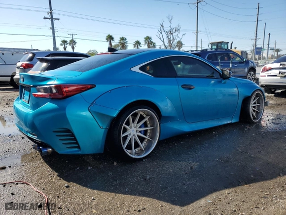2016 Lexus RC 200t with VIN JTHHA5BCXG5003021, listed as a Copart auction lot 86369494 with 61,614 mi miles and Clean Title. Bid and sale history available at carsss.com. Image 3.