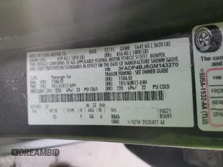 2016 Ford Fiesta SE z VIN 3FADP4BJ8GM143270, wystawiony jako Copart lot #55036175 z przebiegiem 205 303 mil mil oraz Szkoda całkowita • Salvage title. Historia ofert i sprzedaży dostępna na DreamBid. Obrazek 13.