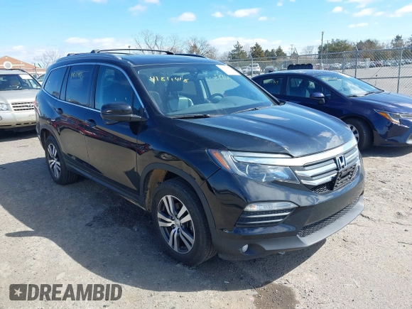 2016 Honda Pilot EX-L with VIN 5FNYF5H57GB023852, listed as a IAAI auction lot 41811412 with 151,707 mi miles and . Bid and sale history available at DreamBid. Image 1.