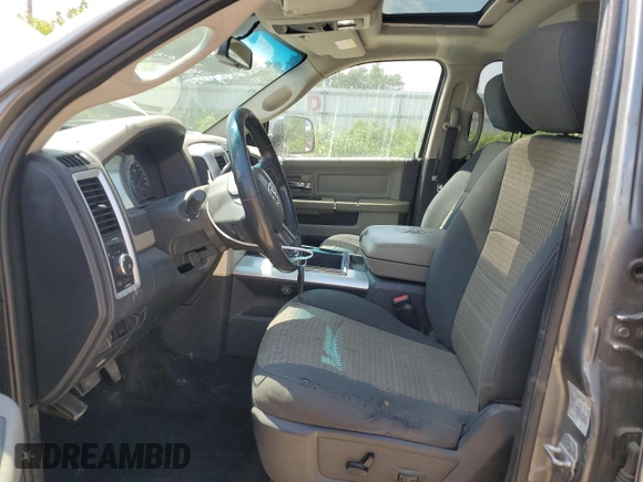 2012 Ram 2500 SLT with VIN 3C6TD5DT5CG206389, listed as a Copart auction lot 58674274 with 139,172 mi miles and Clean title. Bid and sale history available at DreamBid. Image 7.