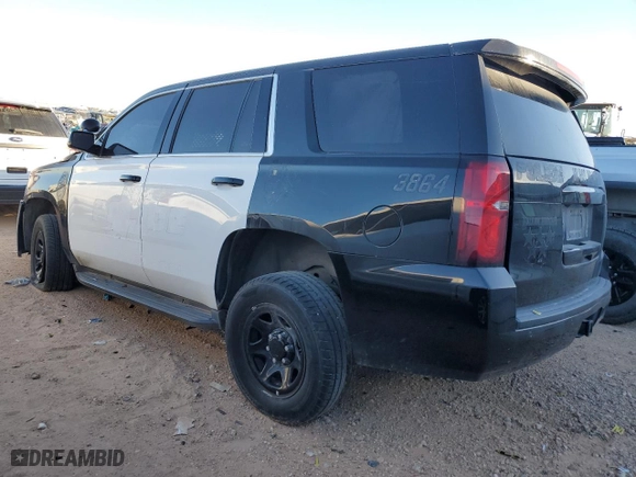 2017 Chevrolet Tahoe Commercial with VIN 1GNLCDEC2HR186900, listed as a Copart auction lot 71495554 with 116,447 mi miles and Salvage Title. Bid and sale history available at carsss.com. Image 2.