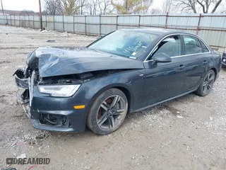 2018 Audi A4 Premium Plus with VIN WAUENAF44JN000852, listed as a IAAI auction lot 41630986 with 114,724 mi miles. Bid and sale history available at carsss.com. Image 17.