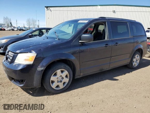 2010 Dodge Grand Caravan SE with VIN 2D4RN4DE7AR187172, listed as a Copart auction lot 55253025 with 360,076 mi miles and Salvage Title. Bid and sale history available at DreamBid. Image 1.