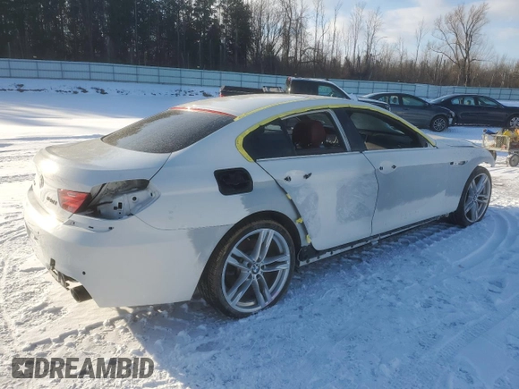 2017 BMW 6 Series 640i xDrive with VIN WBA6D2C59HGT66279, listed as a Copart auction lot 43651245 with 126,899 mi miles and Non Repairable. Bid and sale history available at carsss.com. Image 3.