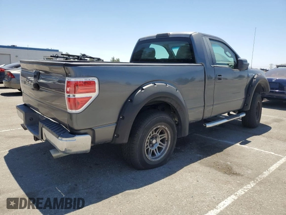 2009 Ford F-150 XL with VIN 1FTRF12W19KB98117, listed as a Copart auction lot 57605325 with 138,965 mi miles and Salvage title. Bid and sale history available at DreamBid. Image 3.