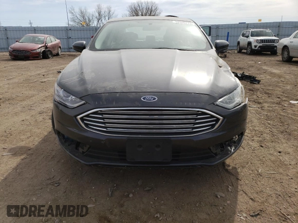 2018 Ford Fusion Hybrid S with VIN 3FA6P0UU8JR145166, listed as a Copart auction lot 48550275 with 55,356 mi miles and Salvage Title. Bid and sale history available at carsss.com. Image 5.