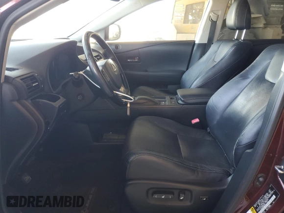 2013 Lexus RX 450h with VIN JTJBC1BA4D2064397, listed as a Copart auction lot 61994345 with 124,106 mi miles and Salvage title. Bid and sale history available at DreamBid. Image 7.