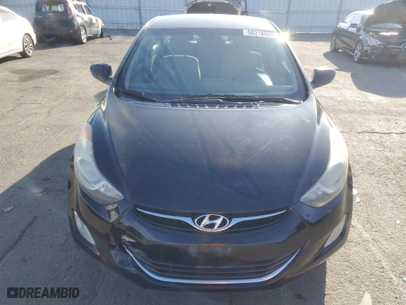 2012 Hyundai Elantra Limited with VIN 5NPDH4AE9CH116395, listed as a Copart auction lot 50218895 with 167,324 mi miles and Salvage Title. Bid and sale history available at carsss.com. Image 5.