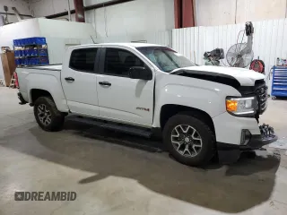 2022 GMC Canyon 4WD AT4 w/Leather with VIN 1GTG6FENXN1163390, listed as a Copart auction lot 88008805 with 35,491 mi miles and Salvage Title. Bid and sale history available at carsss.com. Image 4.