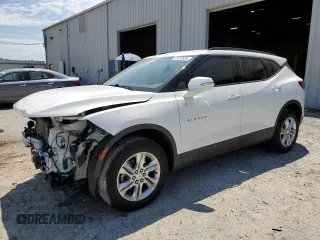 2021 Chevrolet Blazer LT with VIN 3GNKBBRA3MS506616, listed as a Copart auction lot 55513835 with 49,025 mi miles and Salvage title. Bid and sale history available at DreamBid. Image 1.