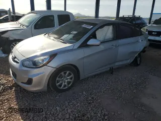 2013 Hyundai Accent GLS with VIN KMHCT4AE9DU521489, listed as a Copart auction lot 53659655 with 180,907 mi miles and Salvage Title. Bid and sale history available at carsss.com. Image 1.