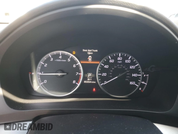 2020 Acura ILX w/Premium Pkg with VIN 19UDE2F76LA007053, listed as a Copart auction lot 50260555 with 53,264 mi miles and Salvage Title. Bid and sale history available at carsss.com. Image 9.