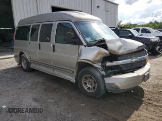 2003 Chevrolet Express Cargo YF7 Upfitter z VIN 1GBFG15T631188217, wystawiony jako Copart lot #56714475 z przebiegiem Nie podano mil oraz Szkody całkowita. Historia ofert i sprzedaży dostępna na DreamBid. Obrazek 4.