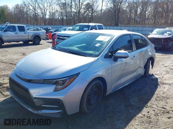 2021 Toyota Corolla SE with VIN 5YFS4MCE3MP060068, listed as a IAAI auction lot 41443006 with 49,856 mi miles. Bid and sale history available at carsss.com. Image 2.