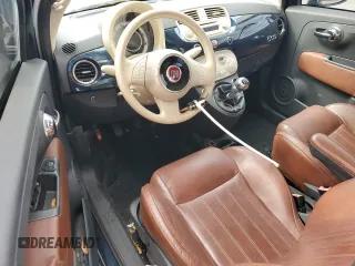2013 FIAT 500 Lounge with VIN 3C3CFFCR2DT572208, listed as a Copart auction lot 52073205 with 83,822 mi miles and Salvage title. Bid and sale history available at DreamBid. Image 8.