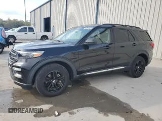 2020 Ford Explorer XLT with VIN 1FMSK8DH5LGC44851, listed as a Copart auction lot 47213915 with 34,007 mi miles and Salvage Title. Bid and sale history available at carsss.com. Image 1.