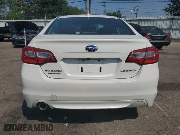 2016 Subaru Legacy Premium with VIN 4S3BNBF69G3055413, listed as a Copart auction lot 60349355 with 127,535 mi miles and Salvage title. Bid and sale history available at DreamBid. Image 6.